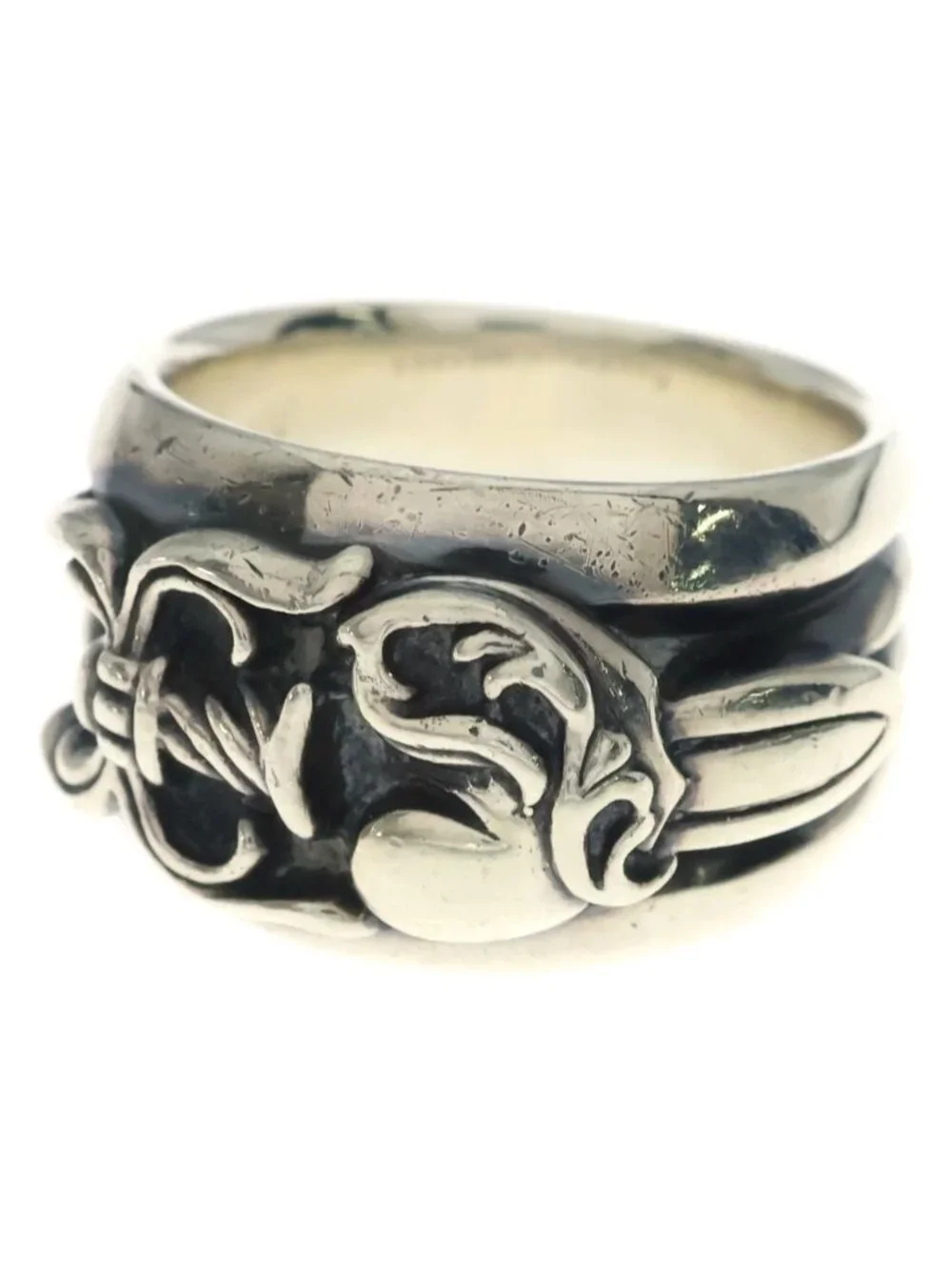 Chrome Hearts Dagger Ring Silver